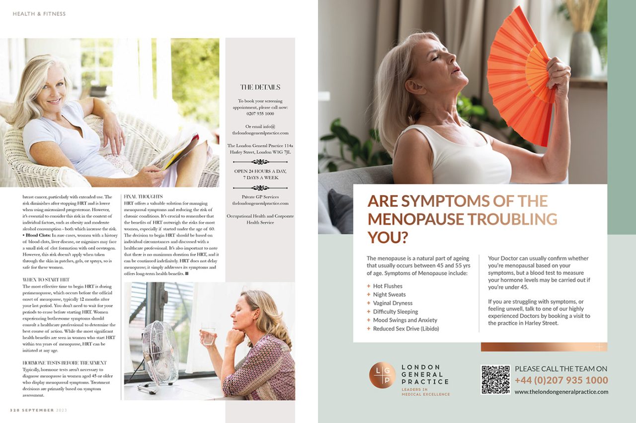 A Guide to Hormone Replacement Therapy | The London General Practice